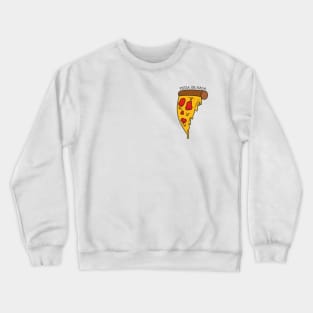 Cheezy pizza skull - Pizza or nada Crewneck Sweatshirt